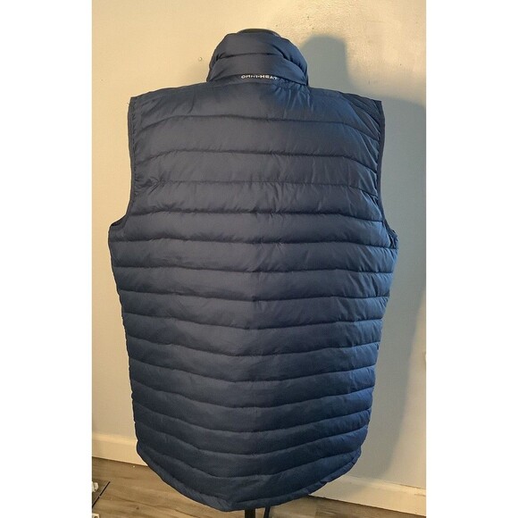 Columbia Men’s Jacket And Vest Combo Omni Heat Blue Large Tall - Picture 12 of 16